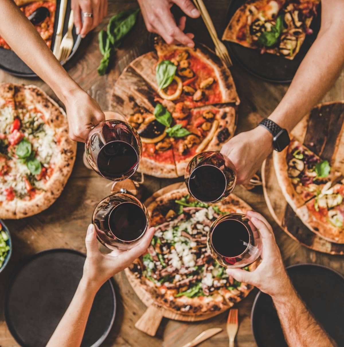Traditionelle Pizza